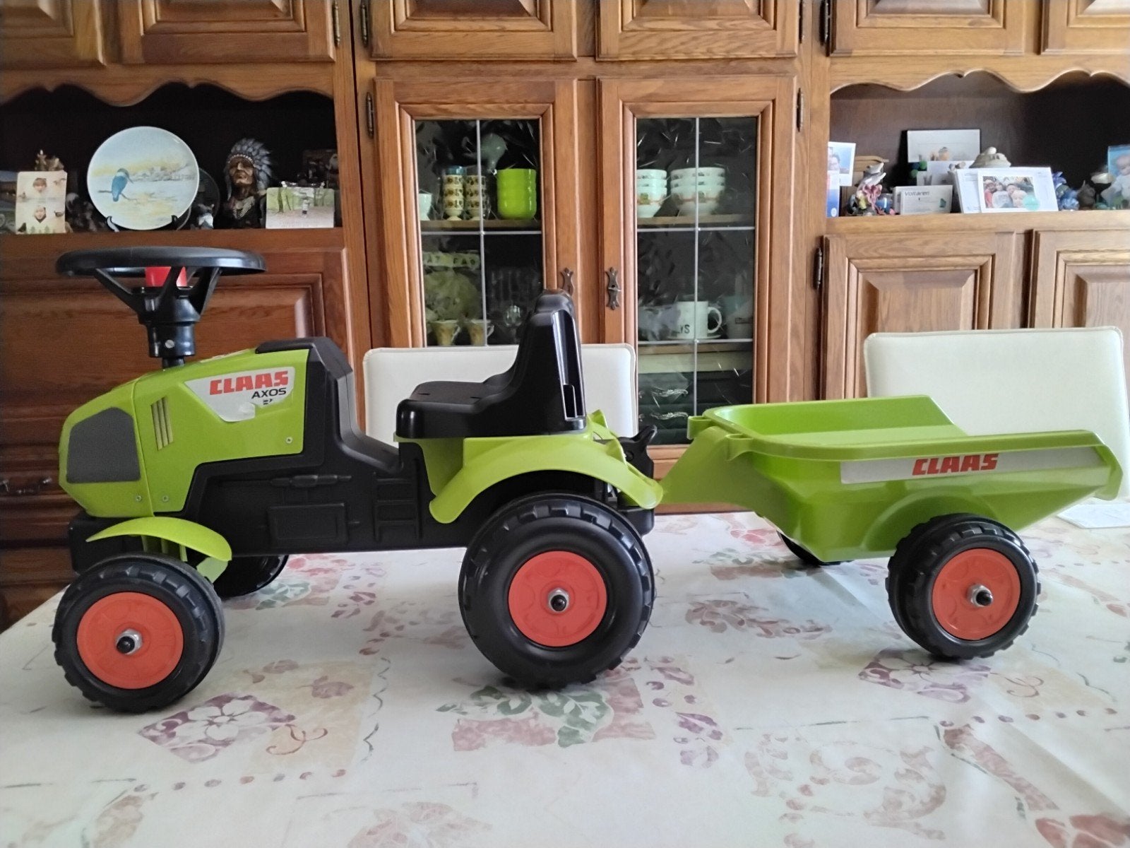 Mooie looptractor met aanhanger, Ophalen, Gebruikt, Loopvoertuig