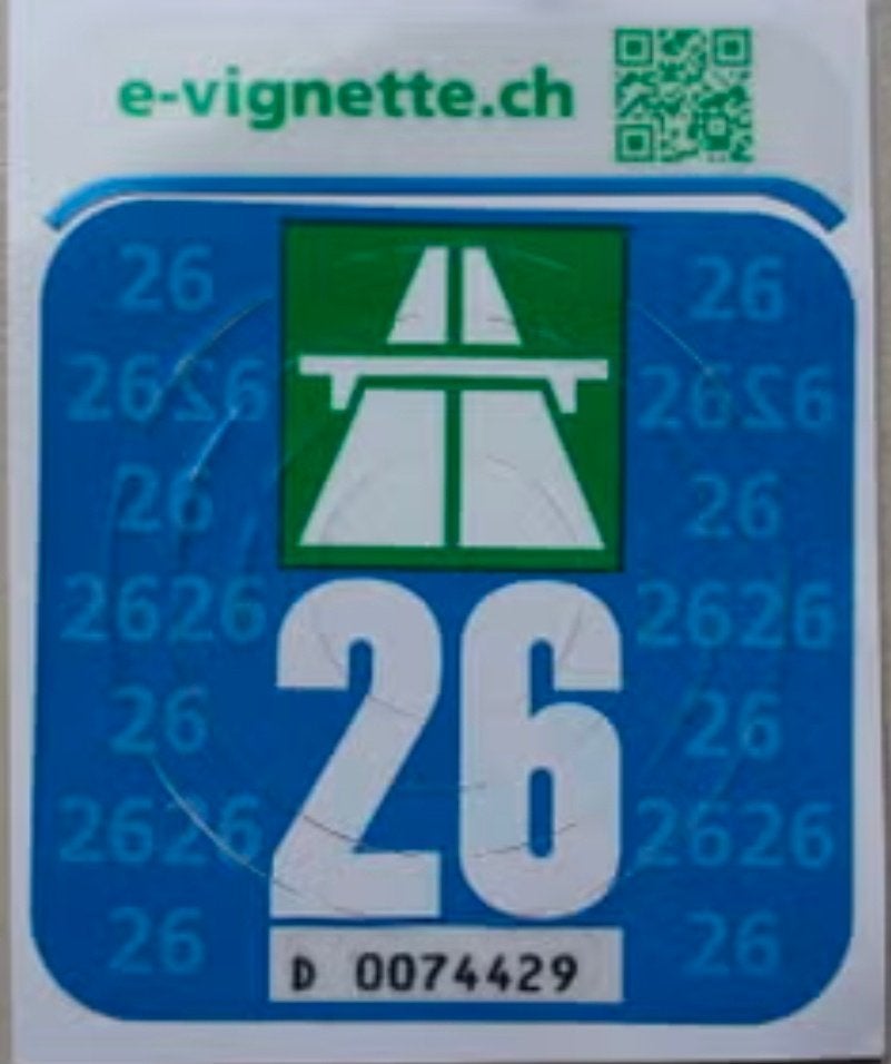 Wegenvignet zwitserland, Tickets en Kaartjes, Autovignetten