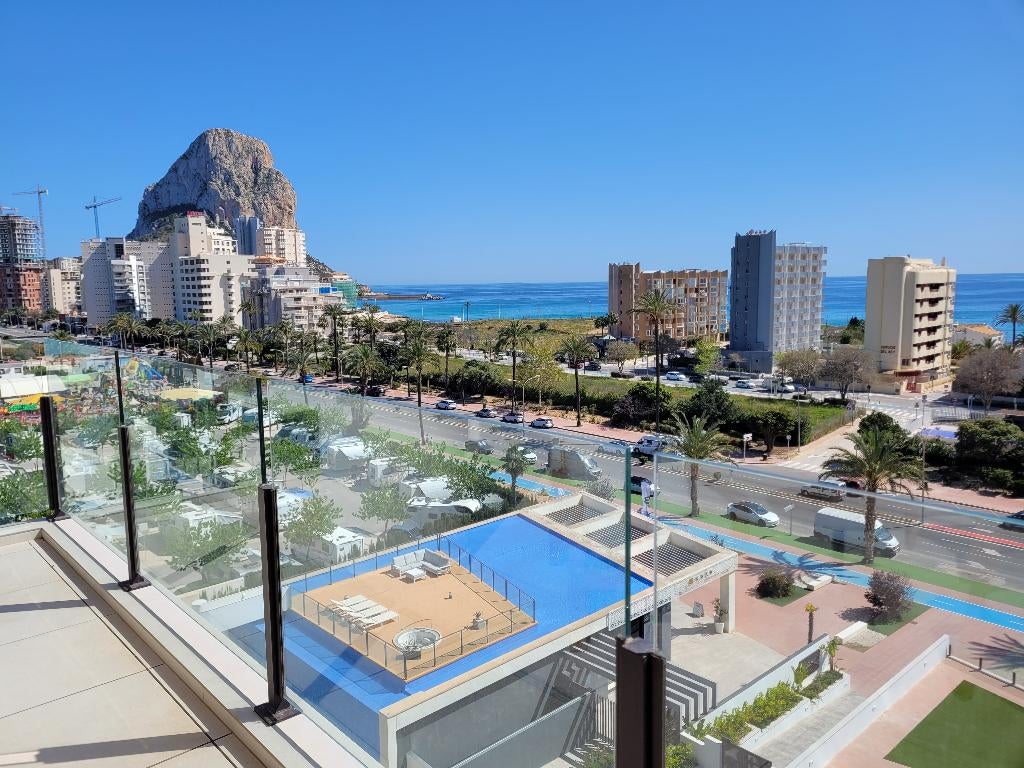 Te huur in Calpe: nw appartement incl subliem uitzicht, 2 slaapkamers, Costa Blanca, Appartement, Stad