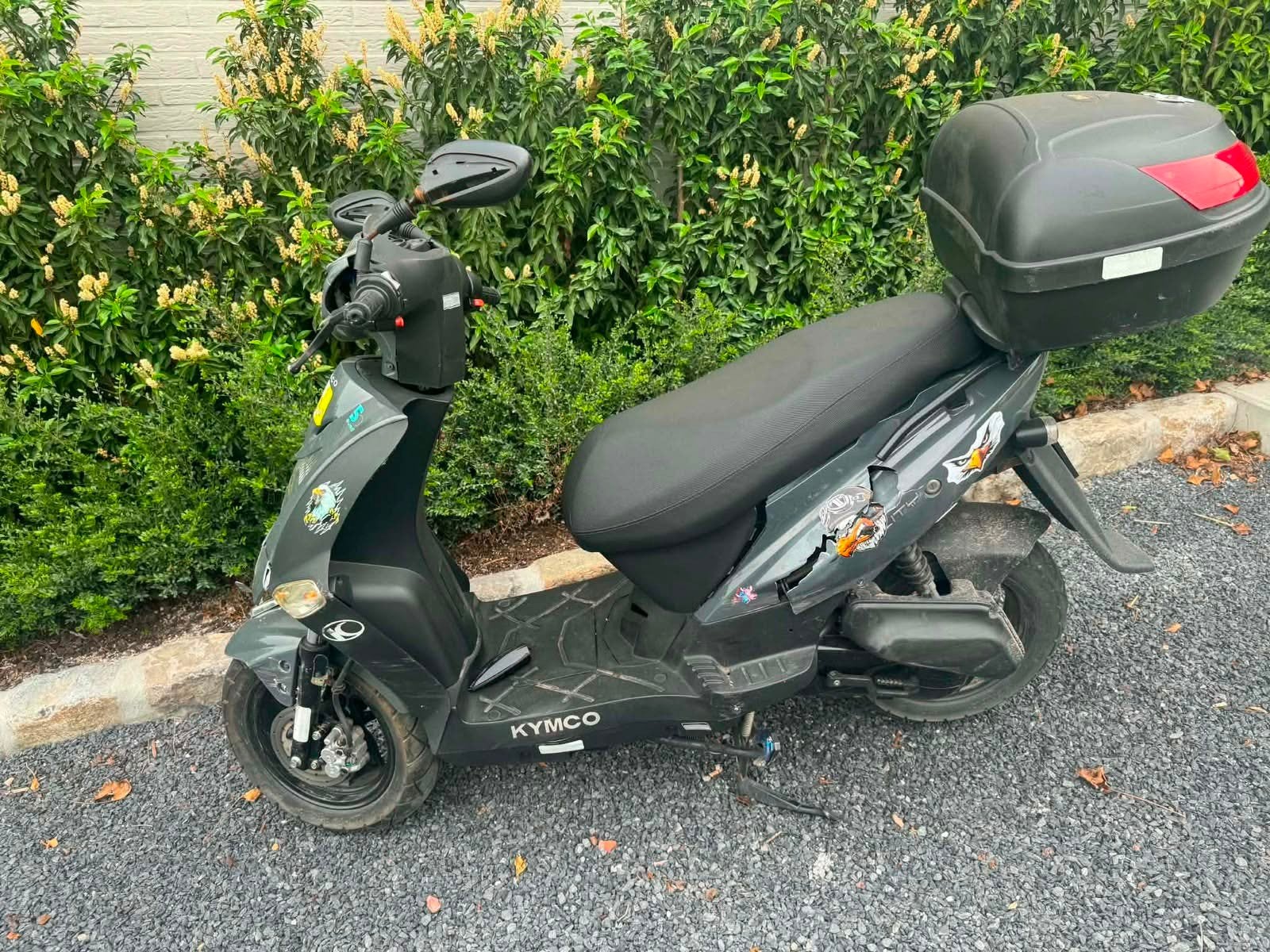 te koop kymco, Enlèvement