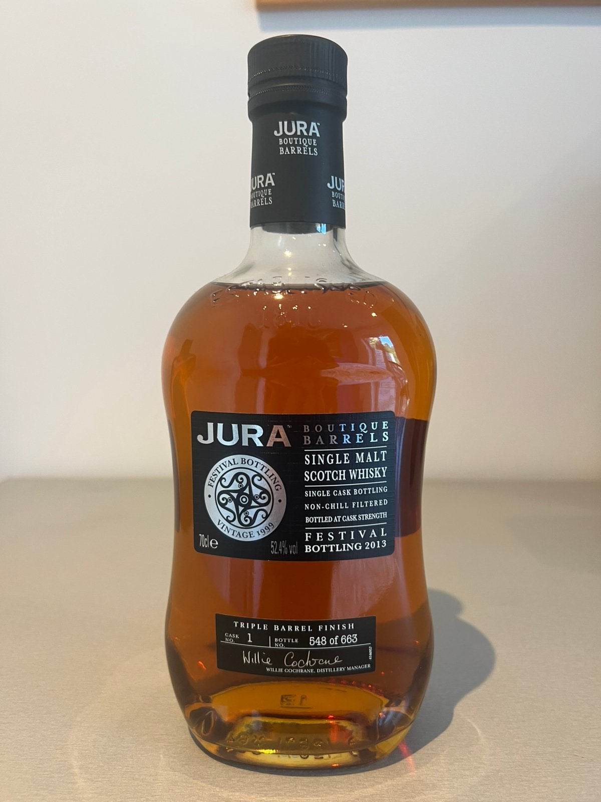 Jura (festival botttling 2013 ) vintage 1999, Neuf, Autres régions, Enlèvement ou Envoi, Pleine