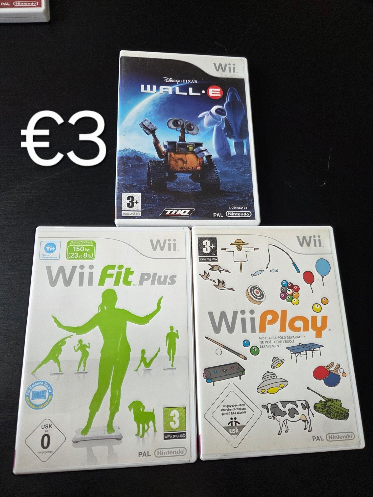 Videogames Wii 4 + 1 gratis, Enlèvement ou Envoi