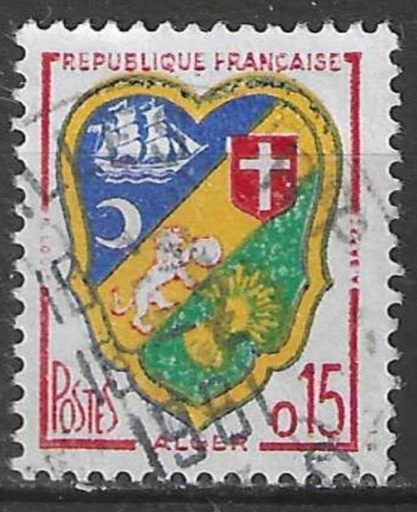 France 1960/1961 - Yvert 1232 - Armoiries des provinces (ST), Envoi, Affranchi