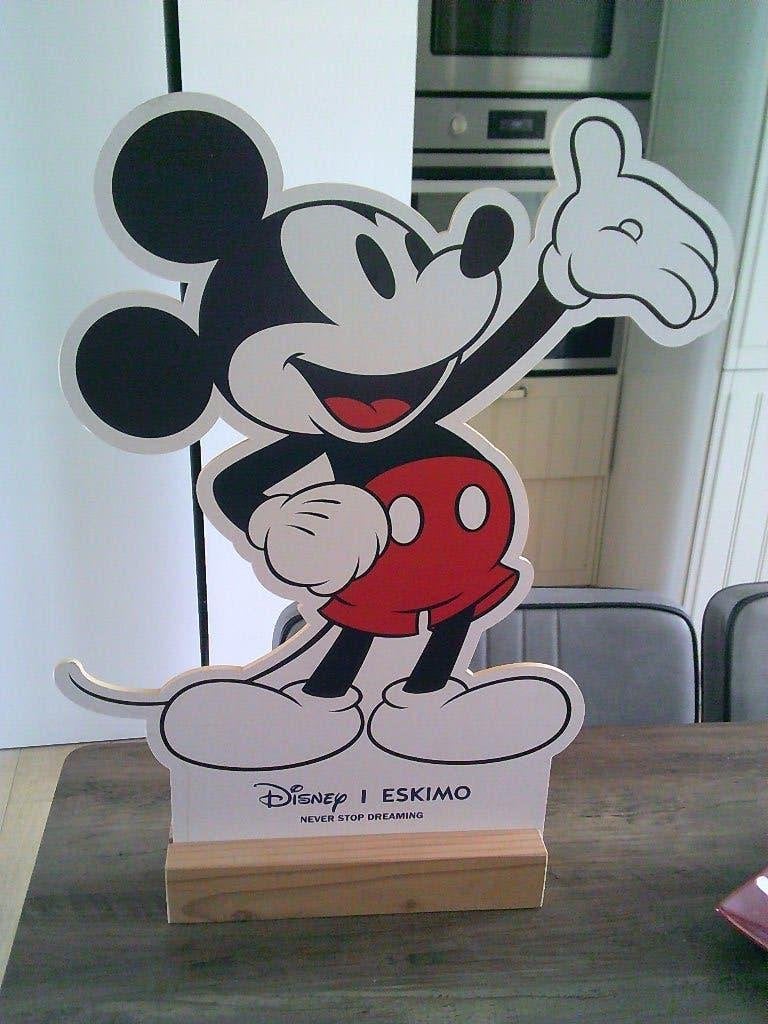 Disney winkel display Mickey Mouse voor het merk Eskimo, Verzamelen, Disney, Ophalen of Verzenden, Mickey Mouse