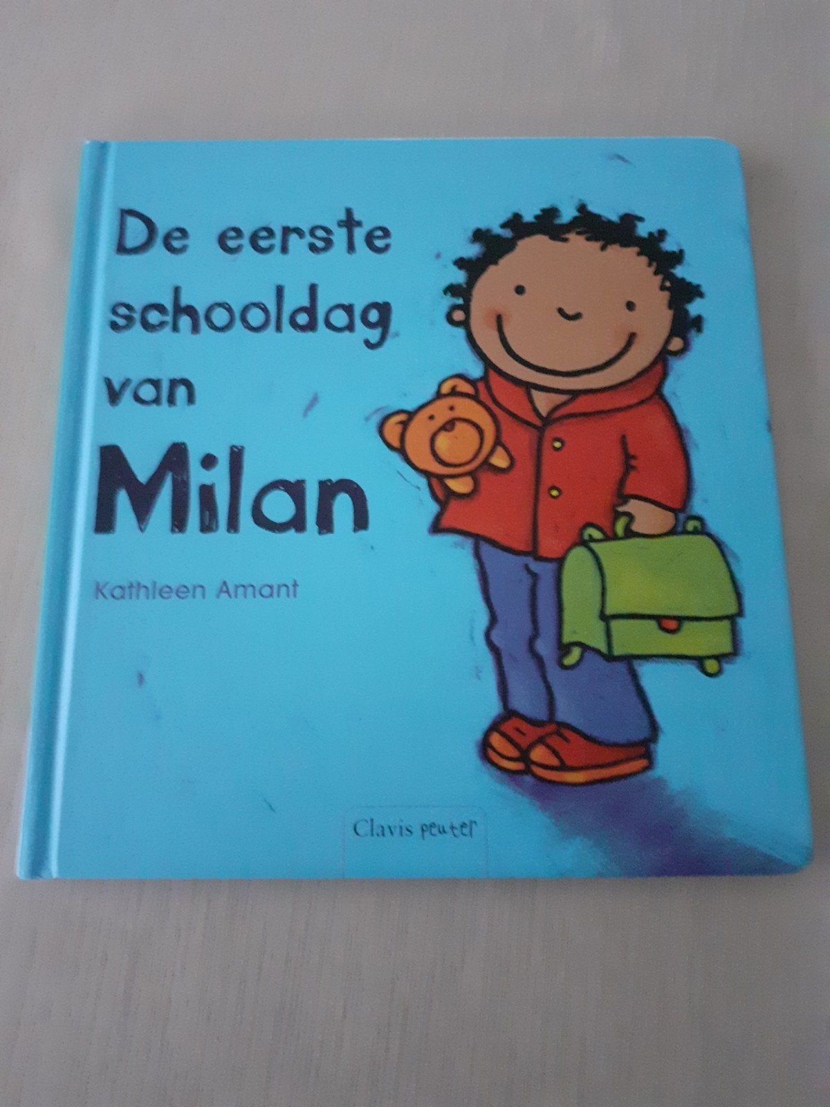de  eerste schooldag van Milan, Ophalen of Verzenden, Zo goed als nieuw, Kathleen Amant