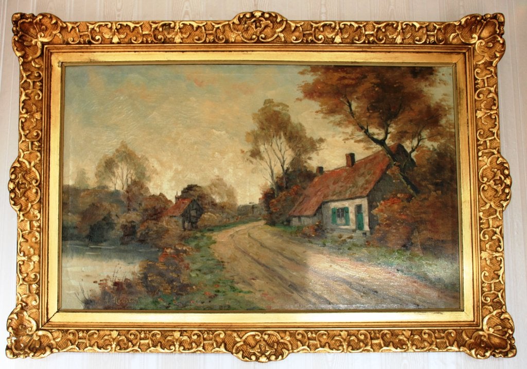 Bundel verkoop schilderijen, Antiquités & Art, Paysage, Enlèvement, Autres styles, Autres supports