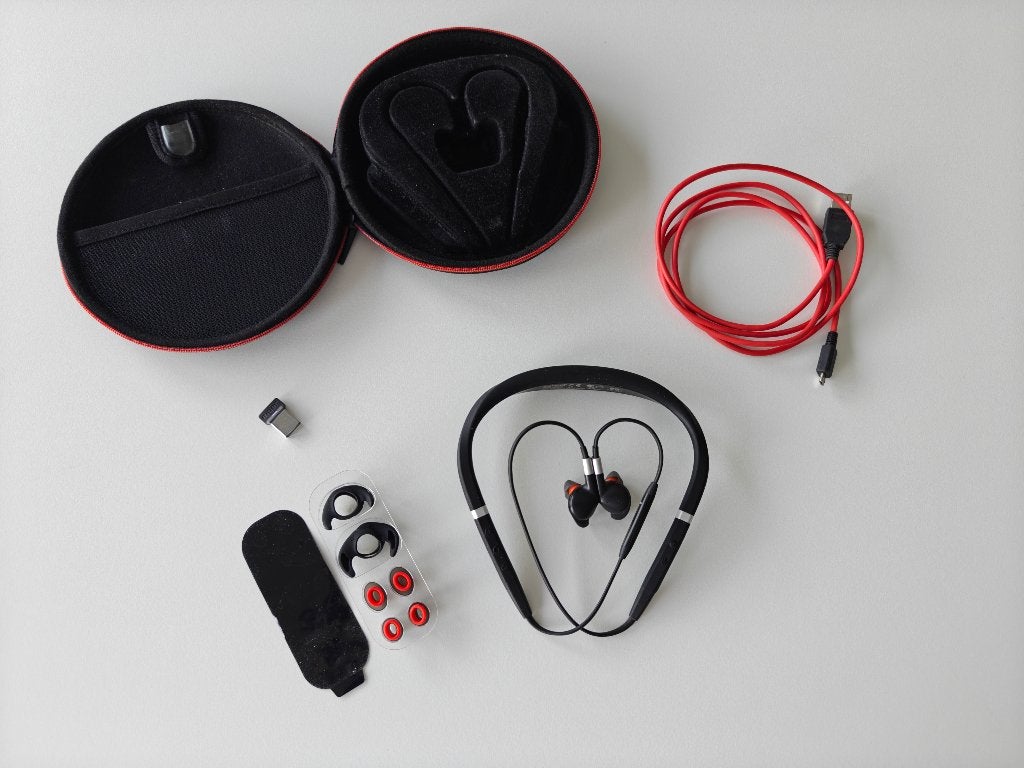 Jabra evolve 75e, Computers en Software, Headsets, Gebruikt, In-ear, Draadloos, Ophalen