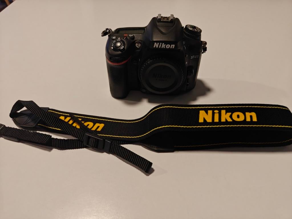 Nikon d 7100 spiegelreflex met 3 lenzen, battery grip, enz., Enlèvement, Utilisé, Reflex miroir, 24 Mégapixel