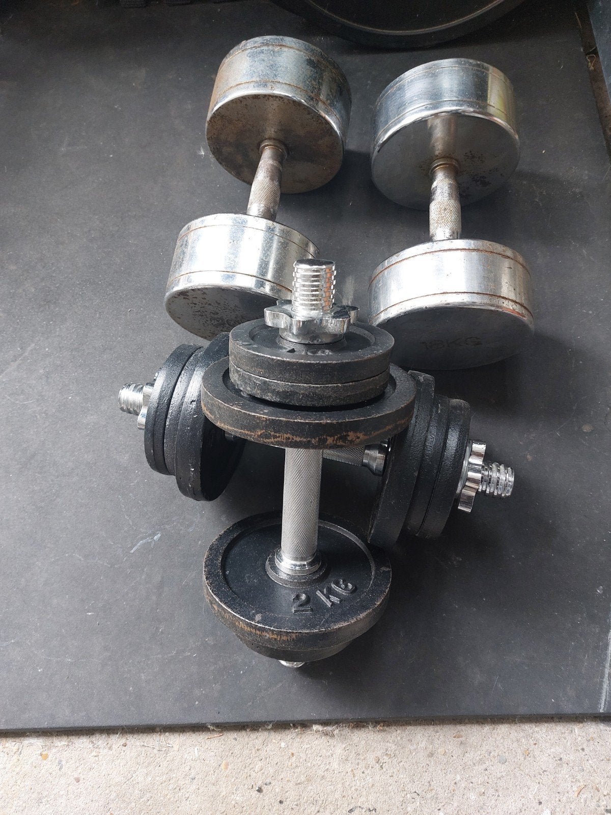 dumbells, Ophalen, Gebruikt, Benen, Dumbbell