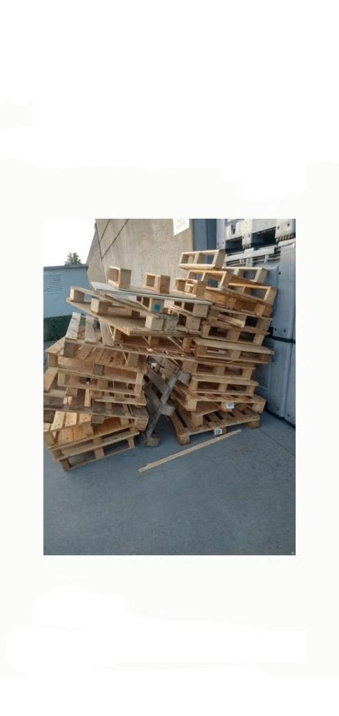 Pallets. Hout voor de kachel., Ophalen