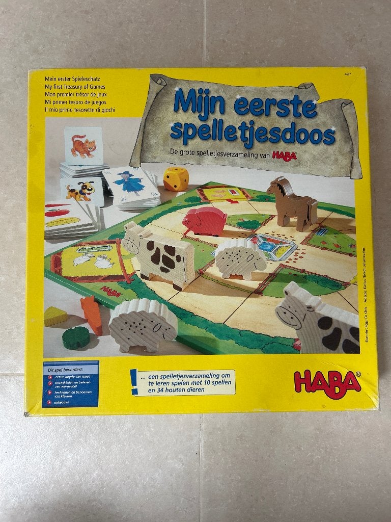 HABA ‘mijn eerste spelletjesdoos’, Enfants & Bébés, Jouets | Éducatifs & Créatifs, Enlèvement, Comme neuf