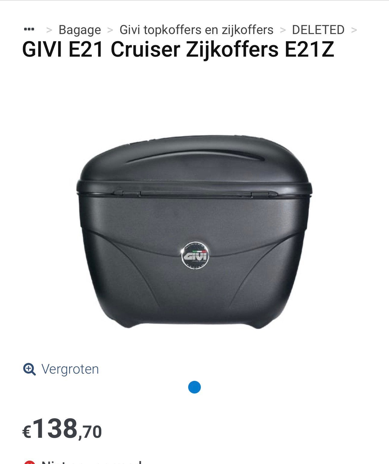 Givi zijkoffers nieuw, Motos, Accessoires | Valises & Sacs, Enlèvement, Neuf