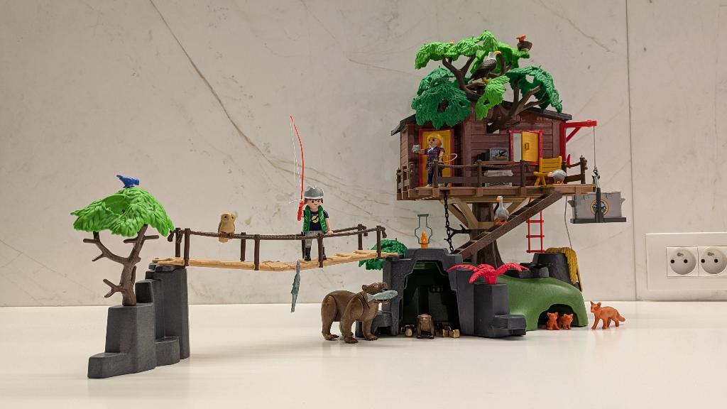 Playmobil (Wild life): Avontuurlijke Boomhut - 5557, Enlèvement, Comme neuf, Ensemble complet