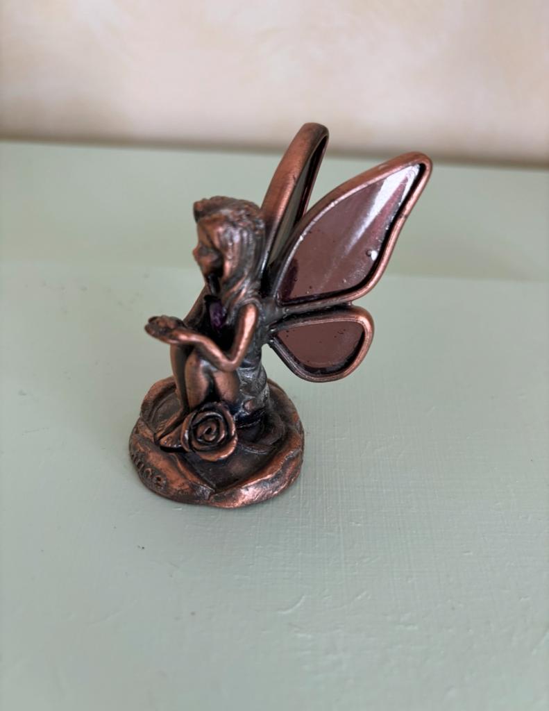 Engeltje, Handtassen en Accessoires, Broches, Ophalen, Zo goed als nieuw, Koper