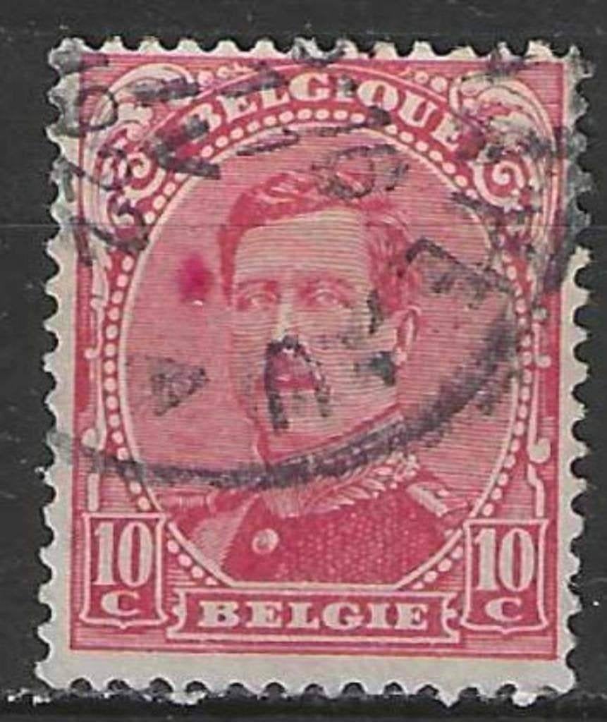 Belgique 1915 - Yvert/OBP 138 - Roi Albert Ier (ST), Timbres & Monnaies, Envoi, Affranchi, Oblitéré, Maison royale