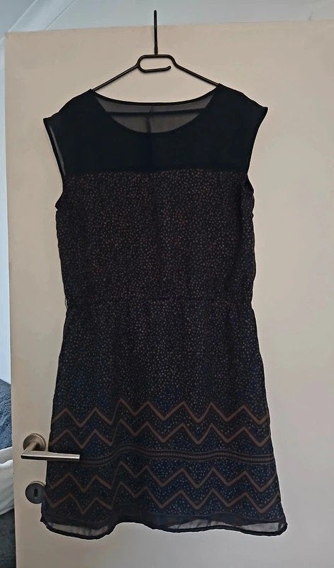 Maat XL Marineblauw kleedje Lola&Liza, Ophalen, Maat 42/44 (L), Zo goed als nieuw, Knielengte