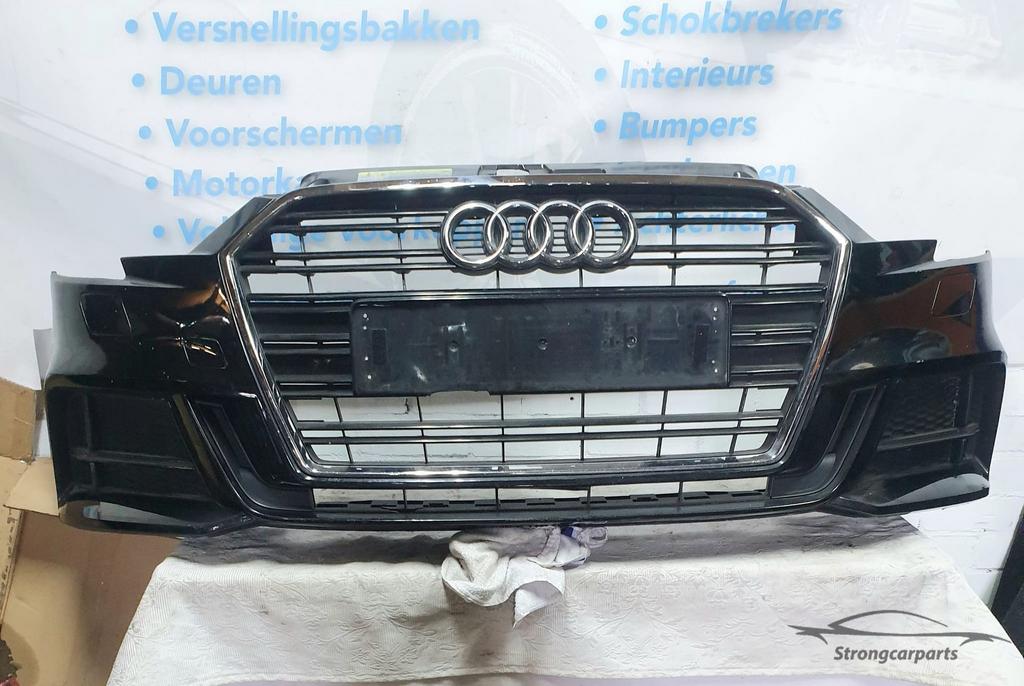 Voorbumper Audi A3 limousine 8VS/8VM S-line Sedan bj 2018, Gebruikt, -, Voor, -