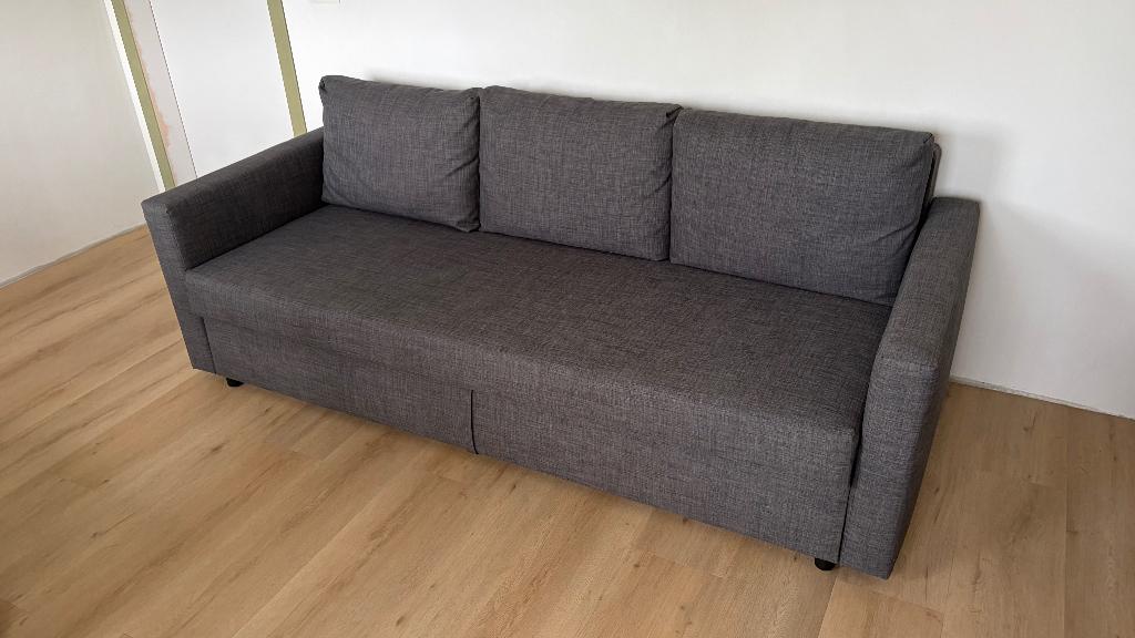 IKEA FRIHETEN 3-zitsslaapbank, Ophalen, 100 cm, Zo goed als nieuw, Twijfelaar