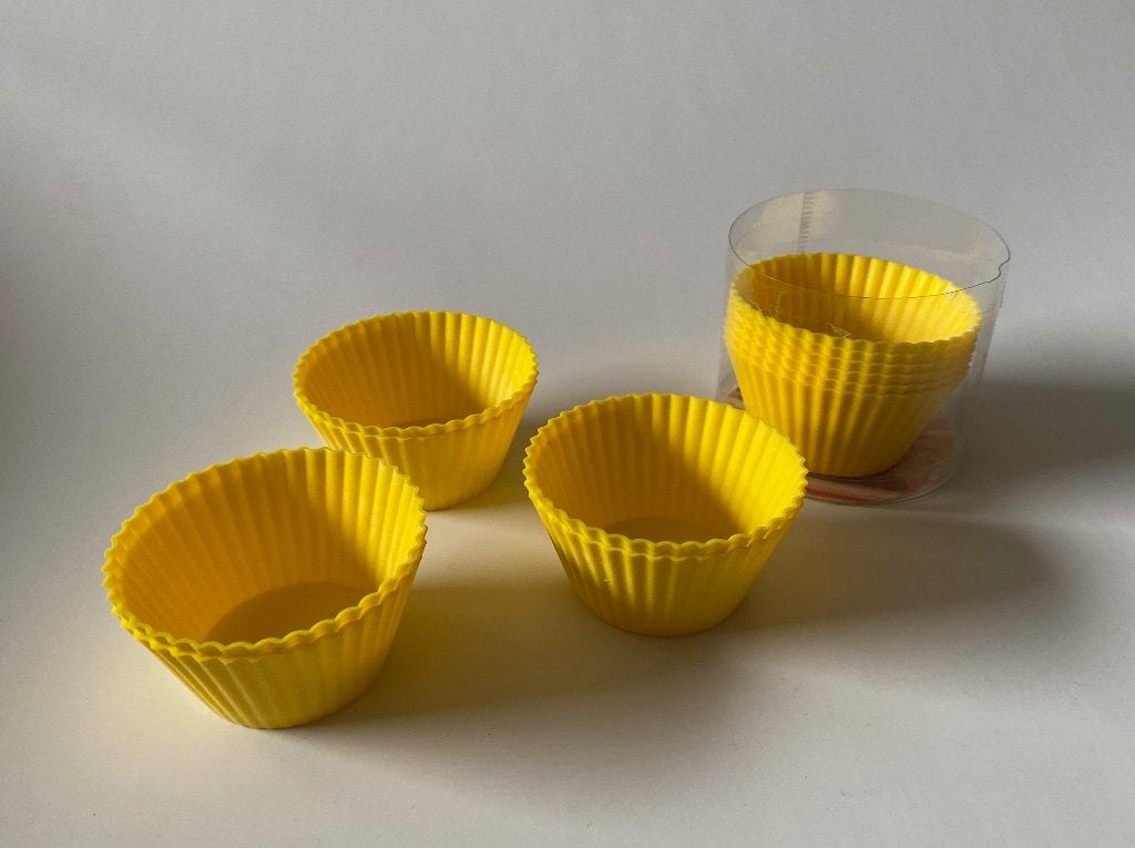 Bakvormpjes - silicone, Hobby en Vrije tijd, Ophalen, Zo goed als nieuw, Cupcakes, Bakvorm