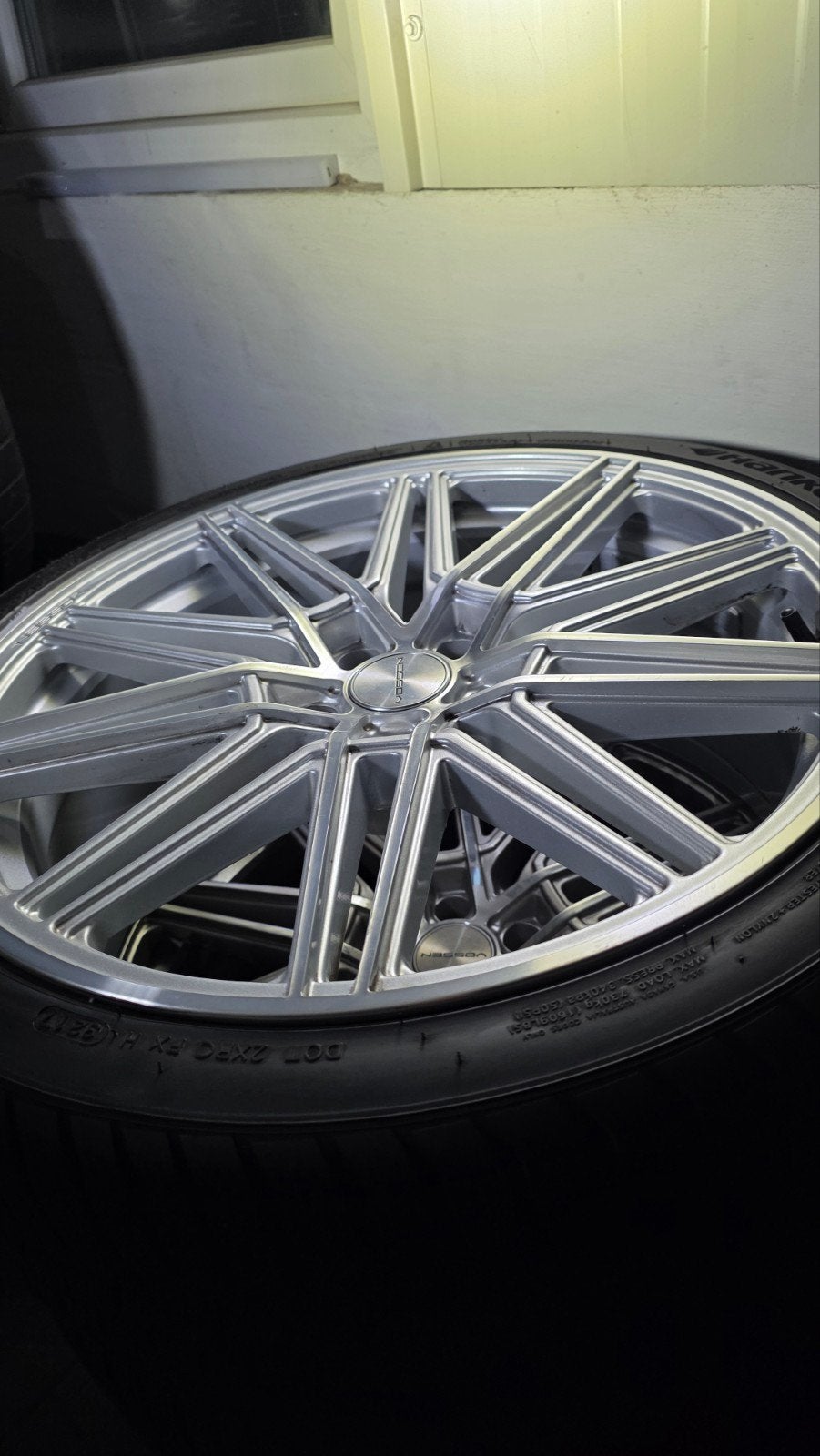 Mooie set Originele Vossen 20inch mt Hankook winterice 5x112, Autos : Pièces & Accessoires, Enlèvement, Jante(s)