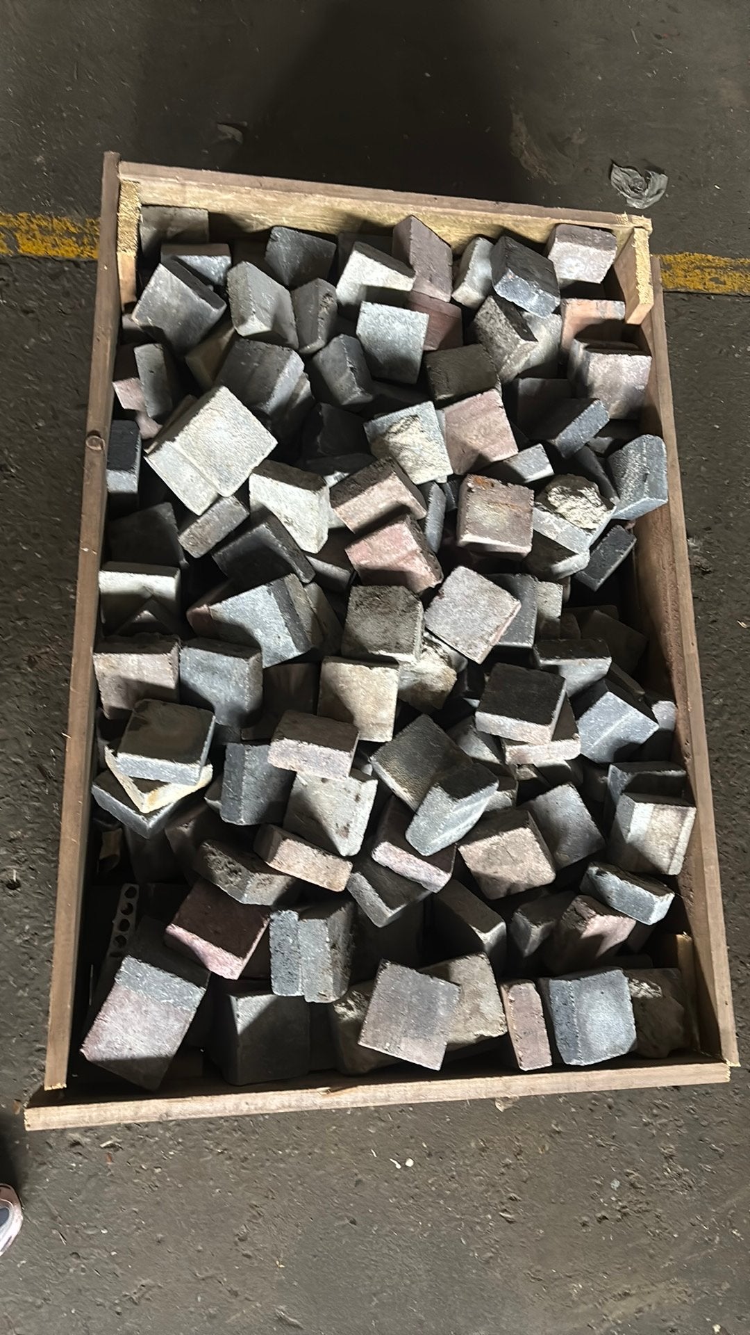 Betonklinkers 10  10  4 cm – gemengde kleuren – hele bak, Tuin en Terras, Ophalen, Klinkers, Zo goed als nieuw, Minder dan 5 m²