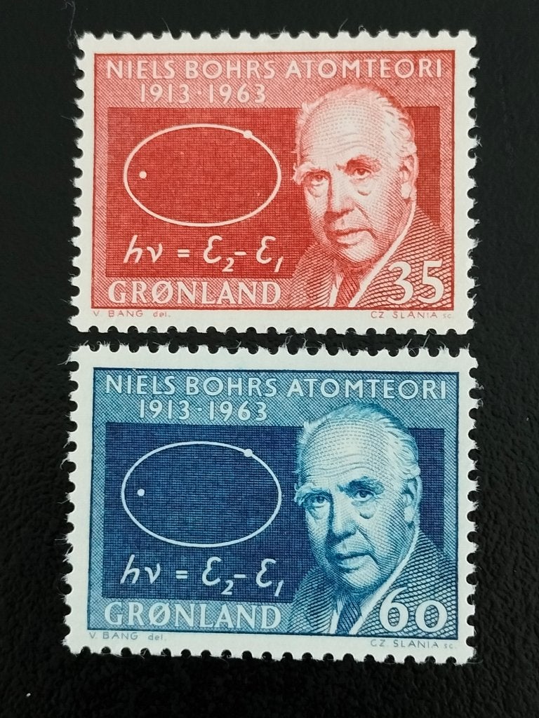 Groenland 1963 - 50 jaar Niels Bohrs kerntheorie **, Verzenden, Denemarken, Postfris