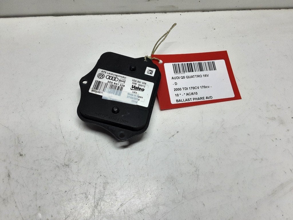 BALLAST DE PHARE XENON DROIT Audi Q5 (8RB) (3DO941329), Auto-Union-Straße  1,
85057  Ingolstadt, DE, Info@audi.de, Audi, Utilisé