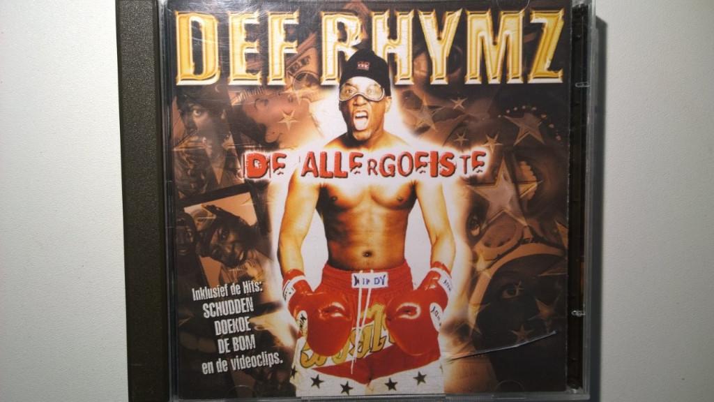 Def Rhymz - De Allergoeiste, CD & DVD, CD | Néerlandophone, Comme neuf, Rap ou Hip-Hop, Enlèvement ou Envoi