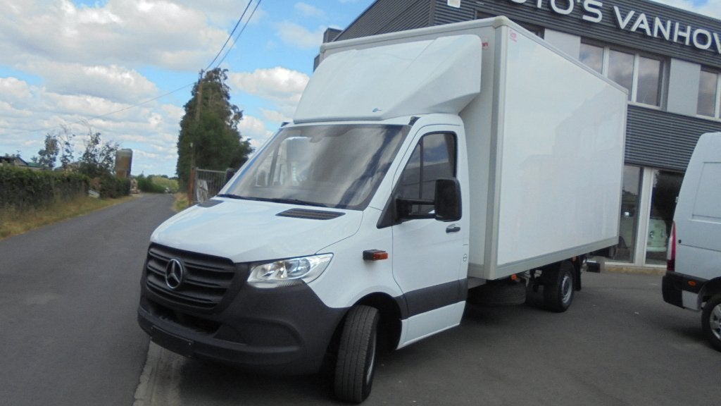 MERCEDES SPRINTER ALUVAN 314 - LAADKLEP - ZIJDEUR - GARANTIE, Achterwielaandrijving, 4 cilinders, Wit, Mercedes-Benz
