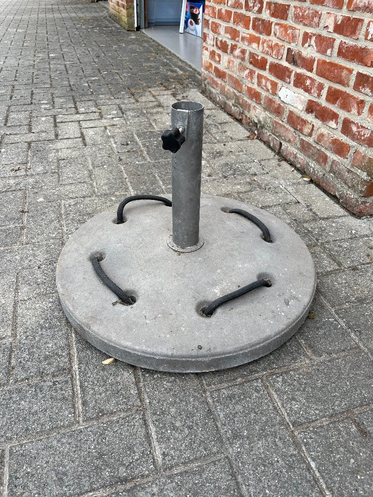 Zware parasolvoet, Ophalen, Parasolvoet