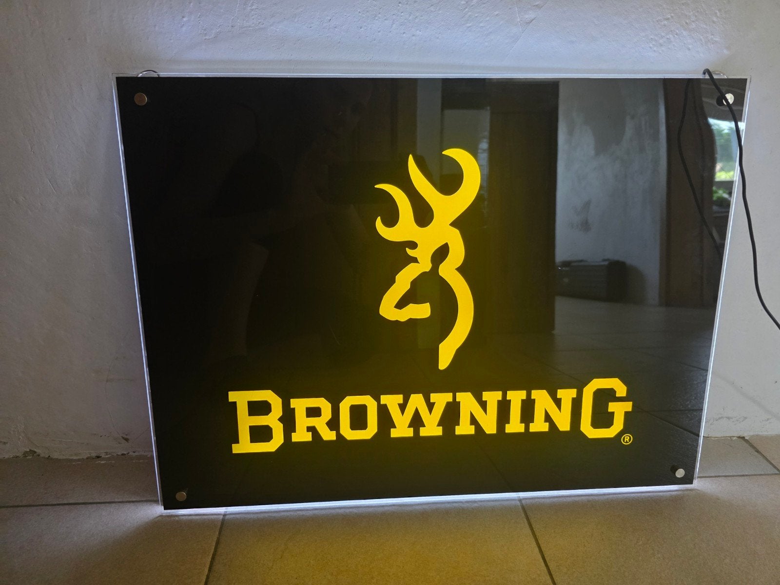 Enseigne lumineuse Browning / Winchester, Enlèvement ou Envoi