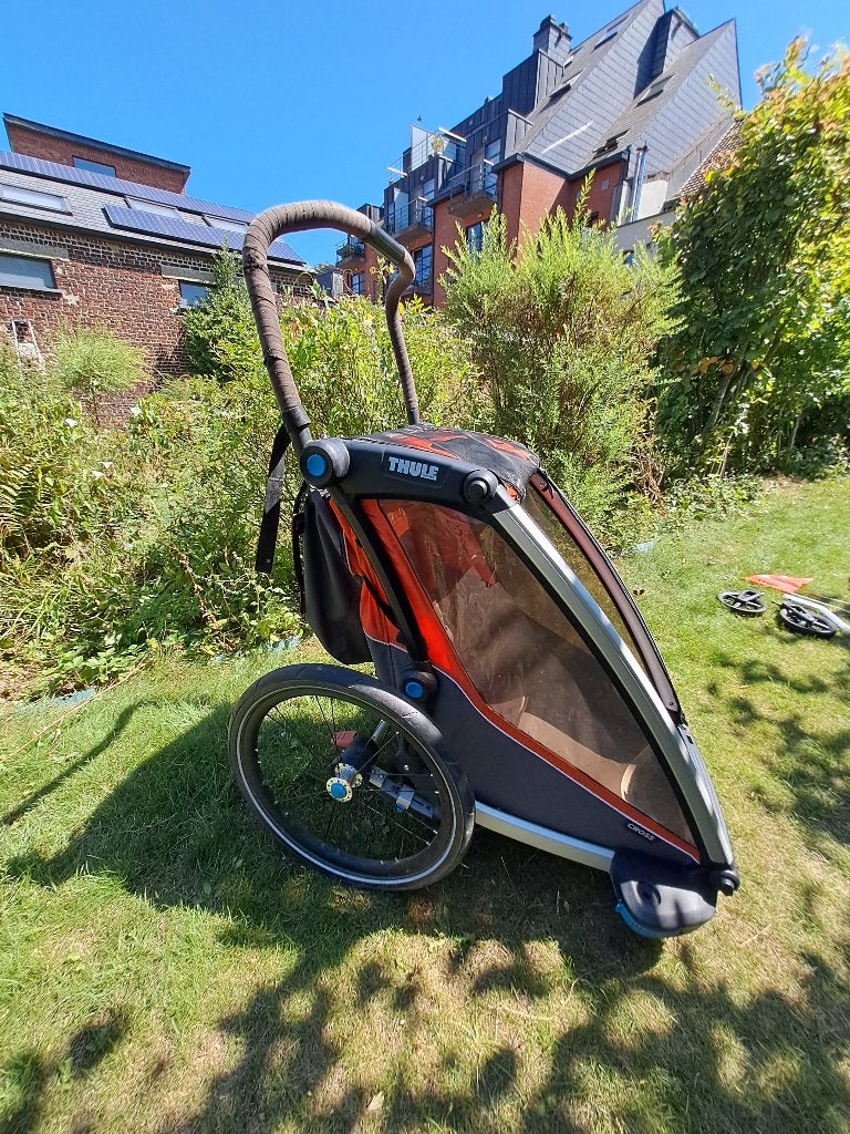 Remorque vélo Thule Cross monoplace, 20 à 40 kg, Enlèvement, Utilisé, Remorque pour enfant