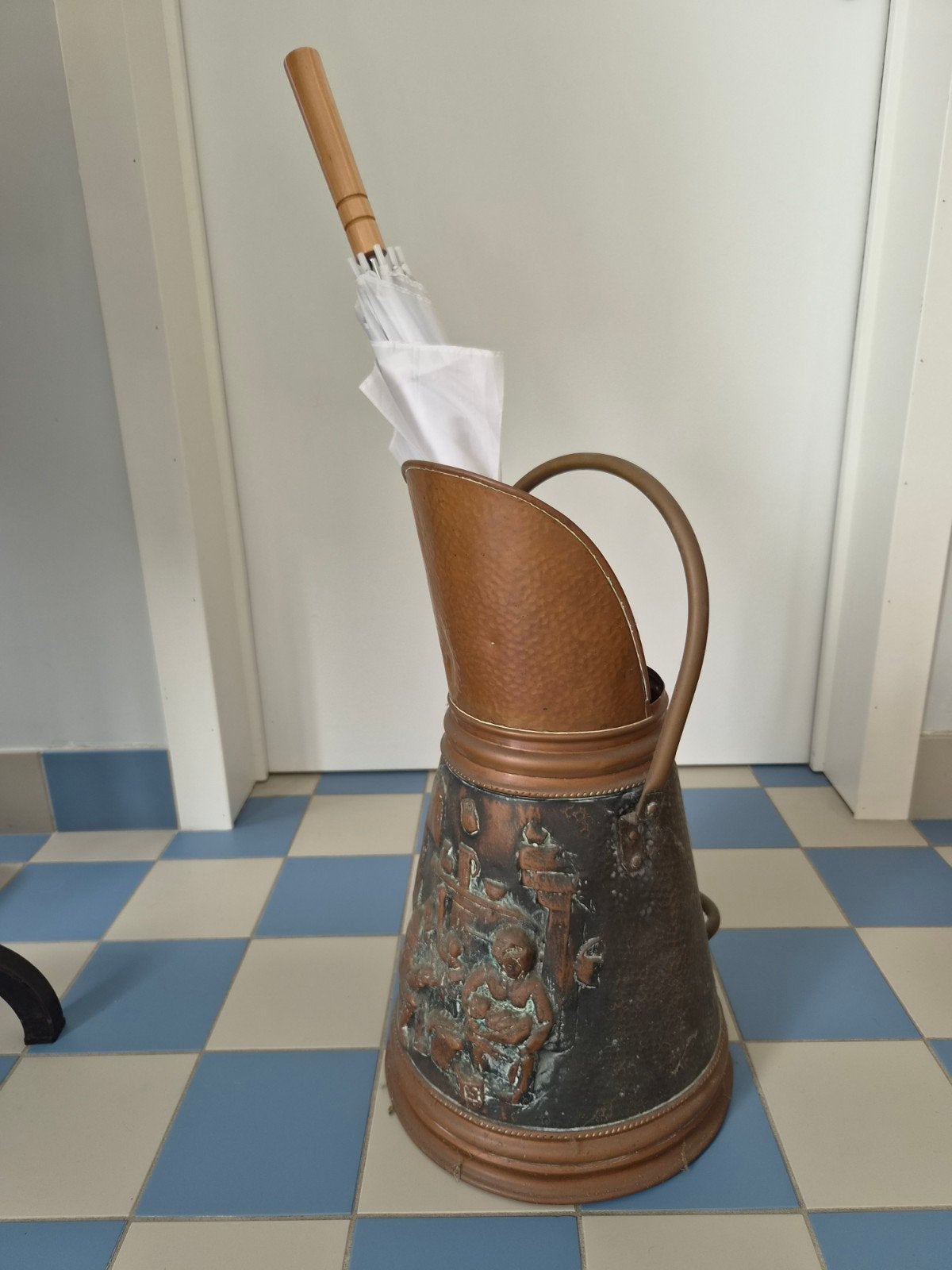 Vintage paraplubak, Ophalen, Gebruikt, Metaal