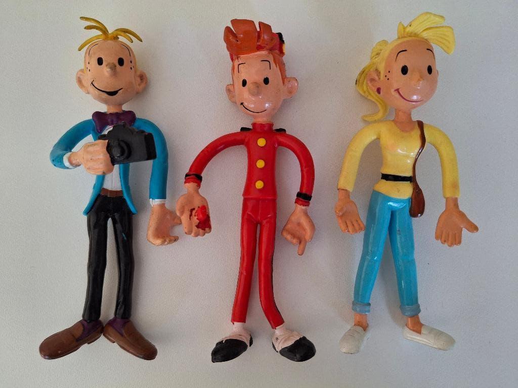 3 Bendable figuren Robbedoes/Kwabbernoot/Ijzerlijm, Verzamelen, Ophalen of Verzenden