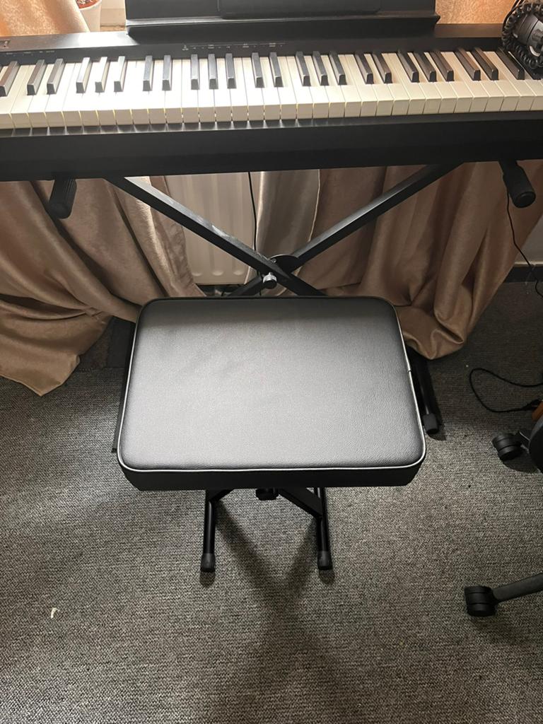 RockJam verstelbare pianobank/stoel, Muziek en Instrumenten, Instrumenten | Toebehoren, Ophalen, Zo goed als nieuw, Piano