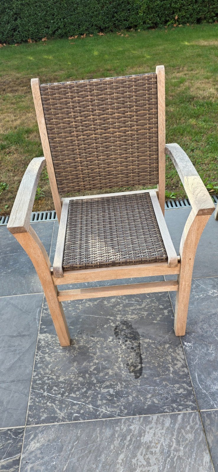 terrasstoelen hardhout, Tuin en Terras, Ophalen