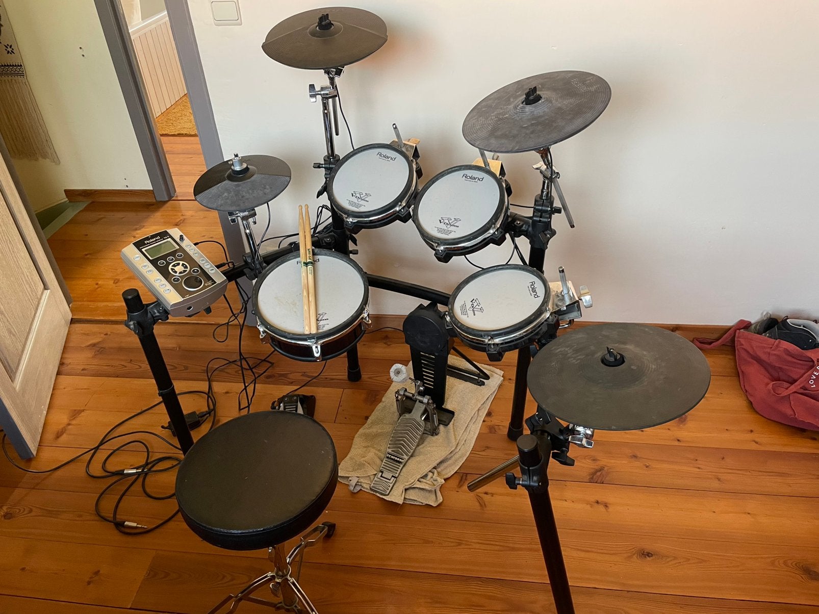 Edrum roland TD-9KX all mesh, Enlèvement, Utilisé, Roland, Électronique