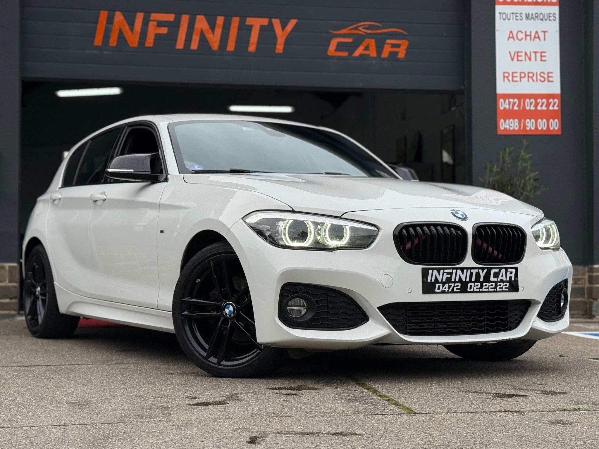 BMW 1 Serie 116 116i Edition PACK M (bj 2018), 4 cilinders, Alcantara, Wit, 5 deurs