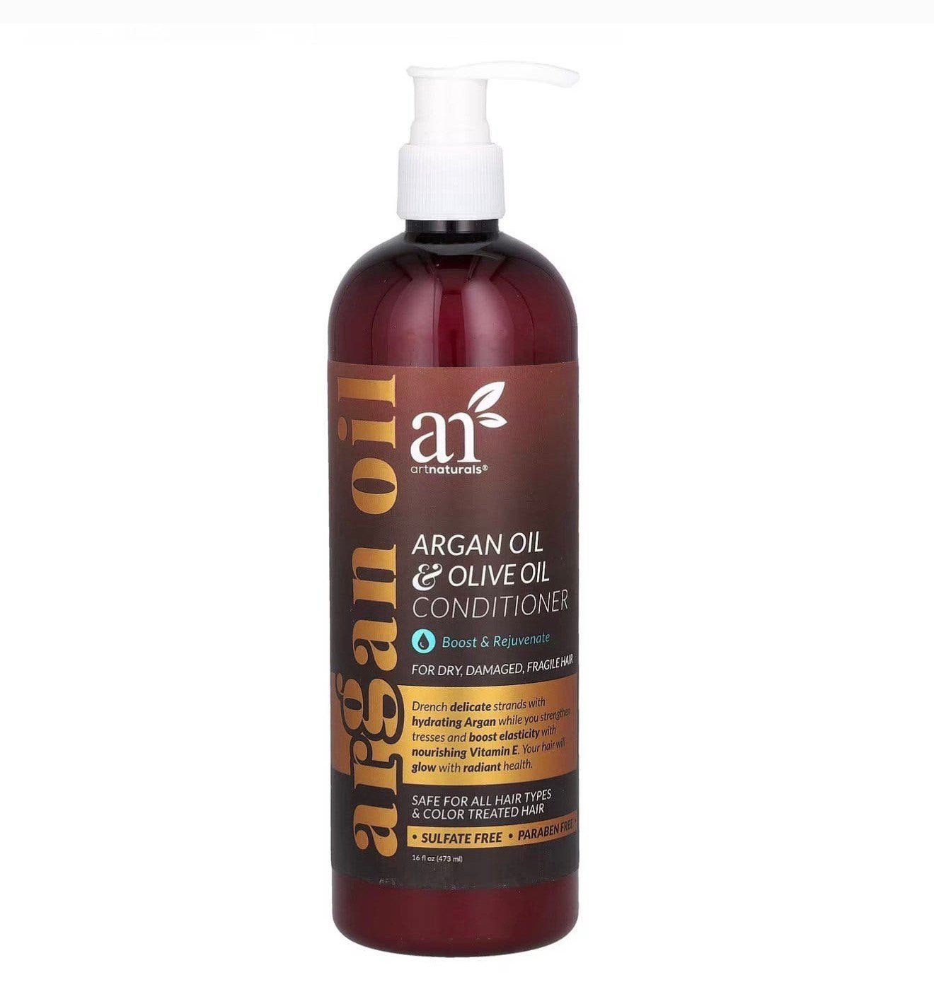Revitalisant à l'huile d'argan  d'olive Artnaturals 473 ml, Enlèvement ou Envoi, Neuf, Shampoing ou Démêlant
