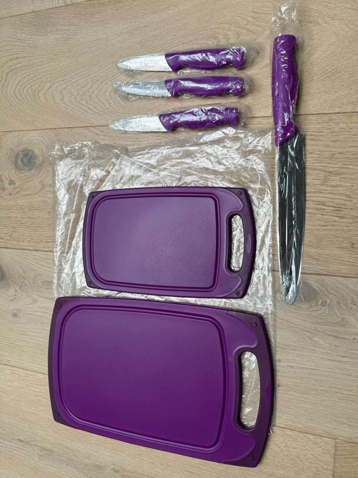 Snijplank met messen, Huis en Inrichting, Ophalen, Nieuw