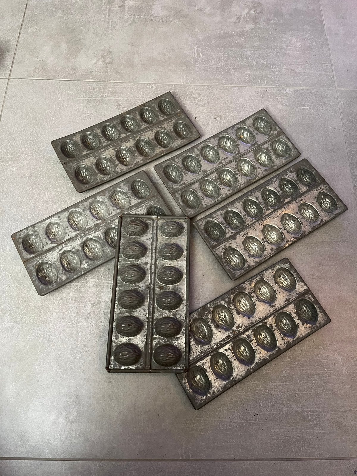 Chocolade vormen/ chocolade repen - metaal, Ophalen