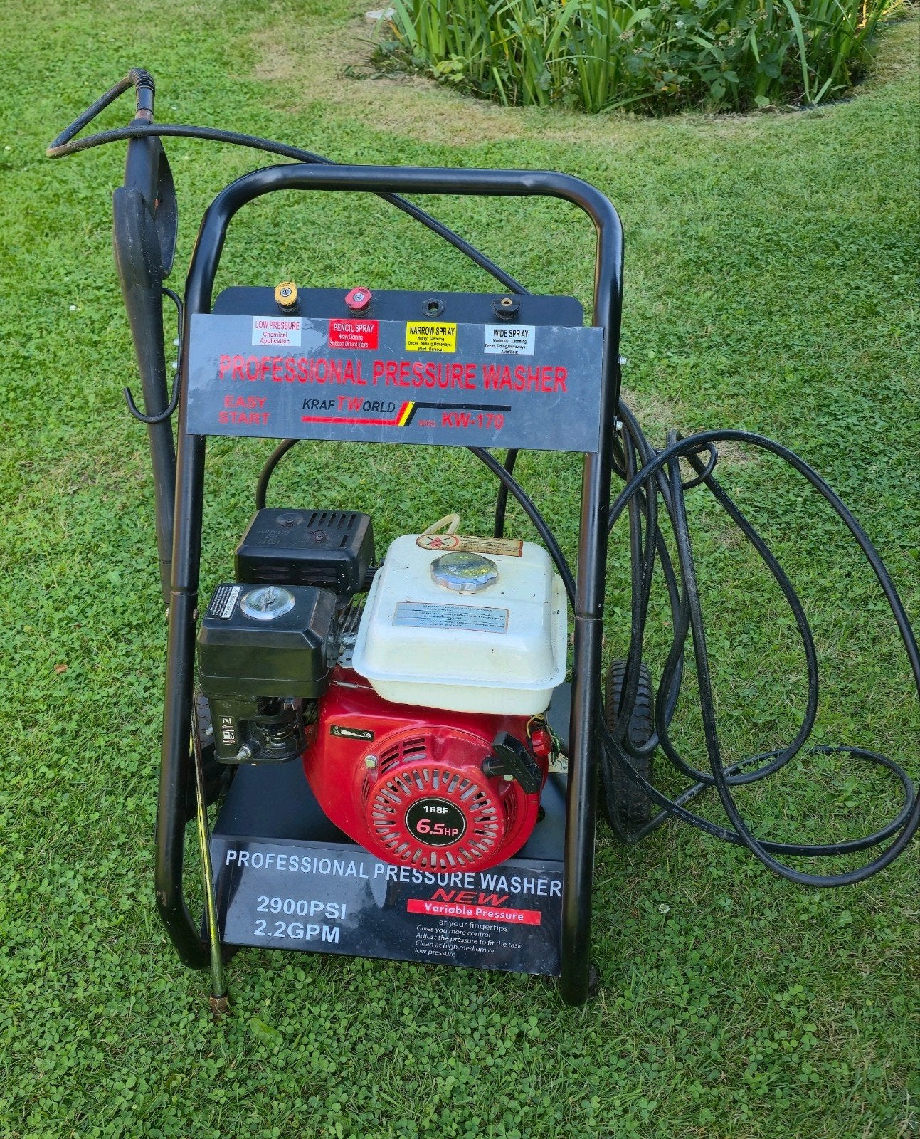 Nettoyeur haute pression thermique 168f 6.5hp 2900psi, Enlèvement