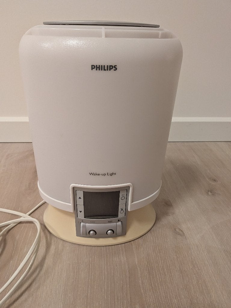 Wake up light philips HF 3451 75 W, Elektronische apparatuur, Wekkers, Ophalen, Gebruikt, Analoog