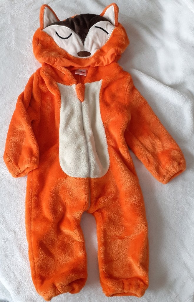 Baby pakje onesie vosje met staart Michley 68-74, Kinderen en Baby's, Ophalen of Verzenden, Nieuw, Jongetje of Meisje, Pakje