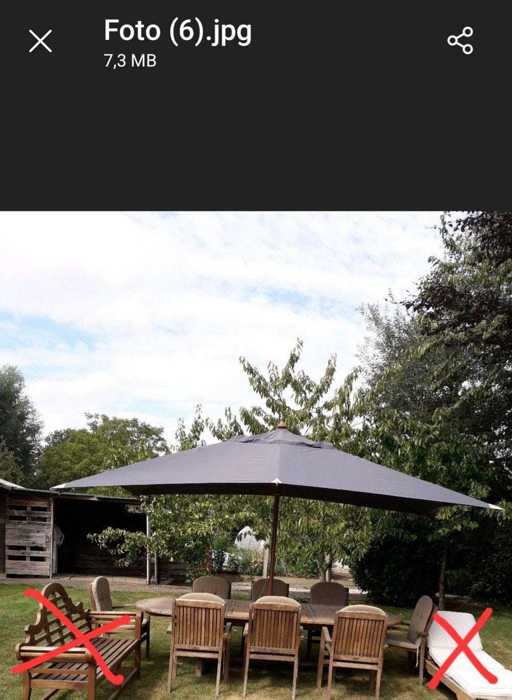 Teakhouten tuinset, Jardin & Terrasse, Enlèvement