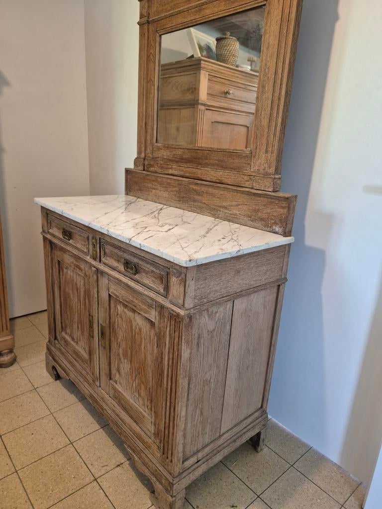 Antieke commode met spiegel, Antiek en Kunst, Ophalen