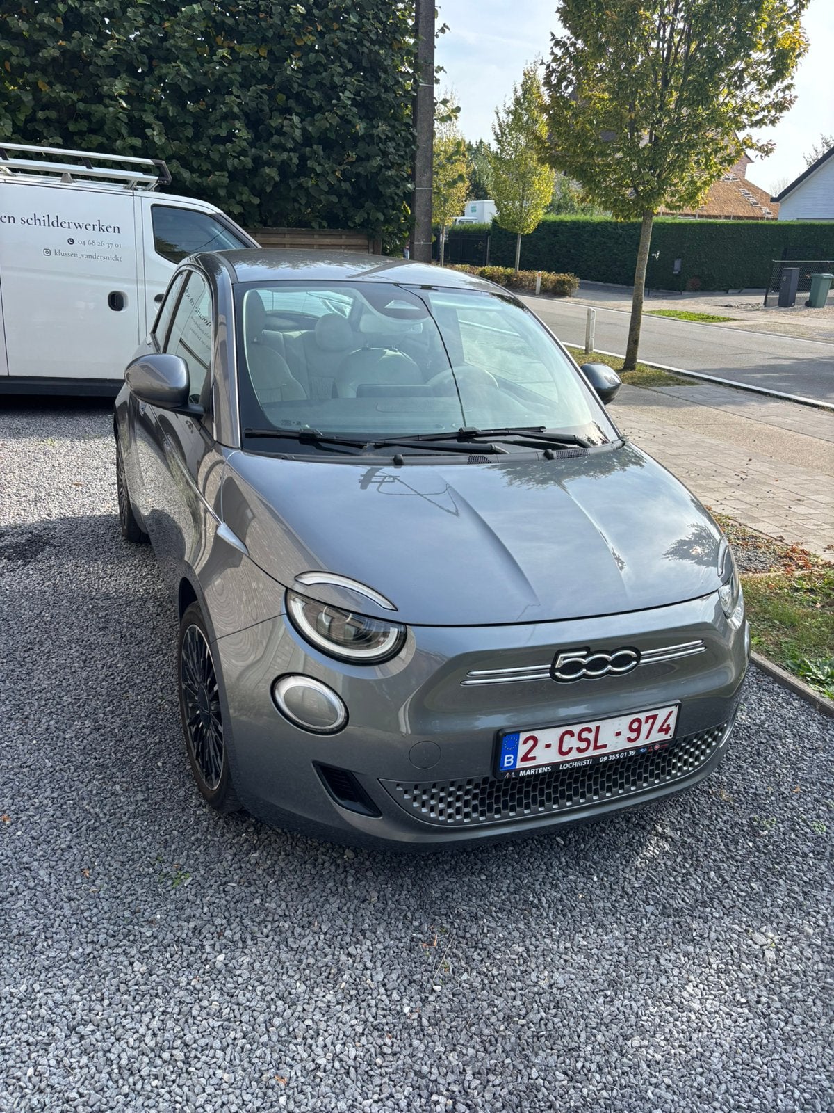 Fiat 500E “la prima by bocelli”, Autos, Cuir, Argent ou Gris, Achat, Beige