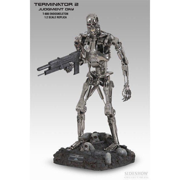 Terminator 2 Endoskeleton statue 1:2 Scale Replica Sideshow, Enlèvement, Neuf, Film, Statue, Réplique ou Modèle