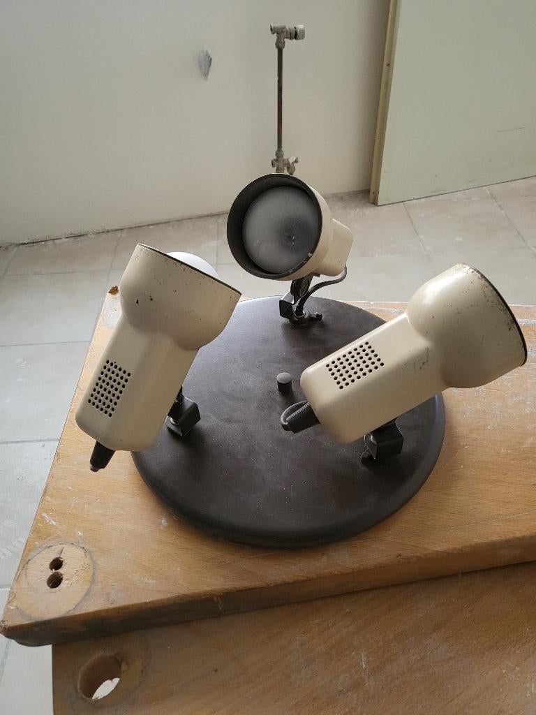 Lampes de plafond rétro - lot de 3, Enlèvement, Utilisé, Autres matériaux, Retro / Vintage / 90s