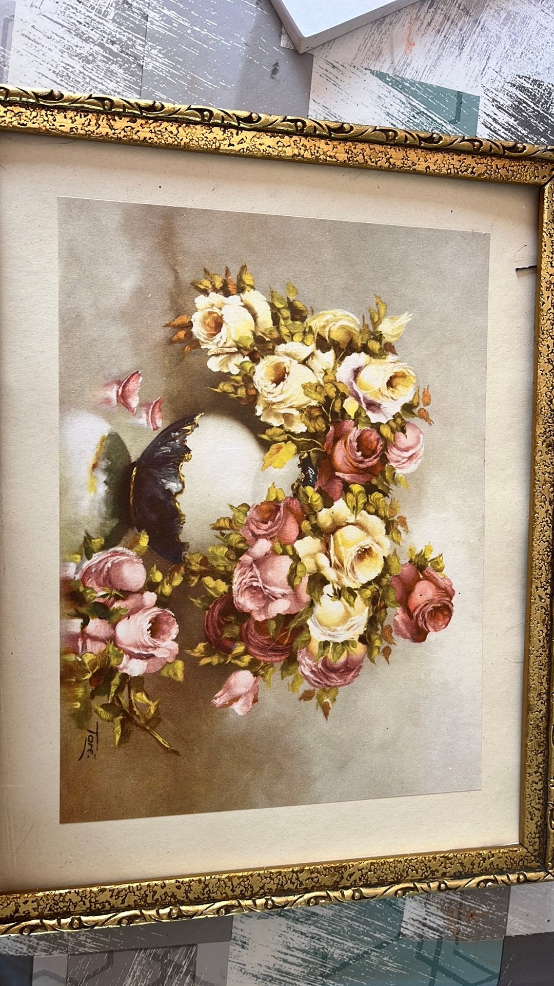 Olieverfschilderij van Toré, Ophalen, Zo goed als nieuw, Schilderij